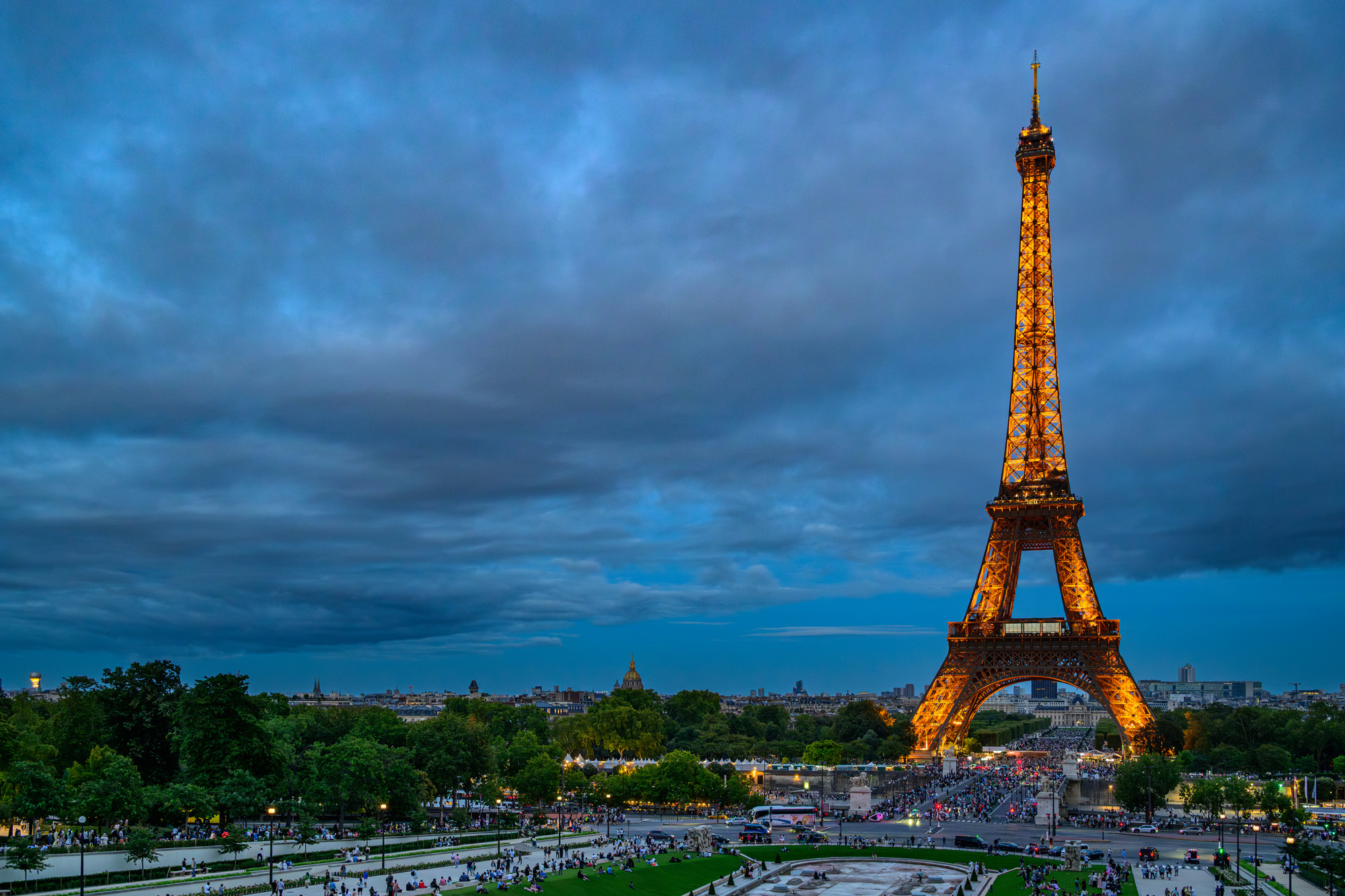 Torre Eiffel ripresa da Trocadero